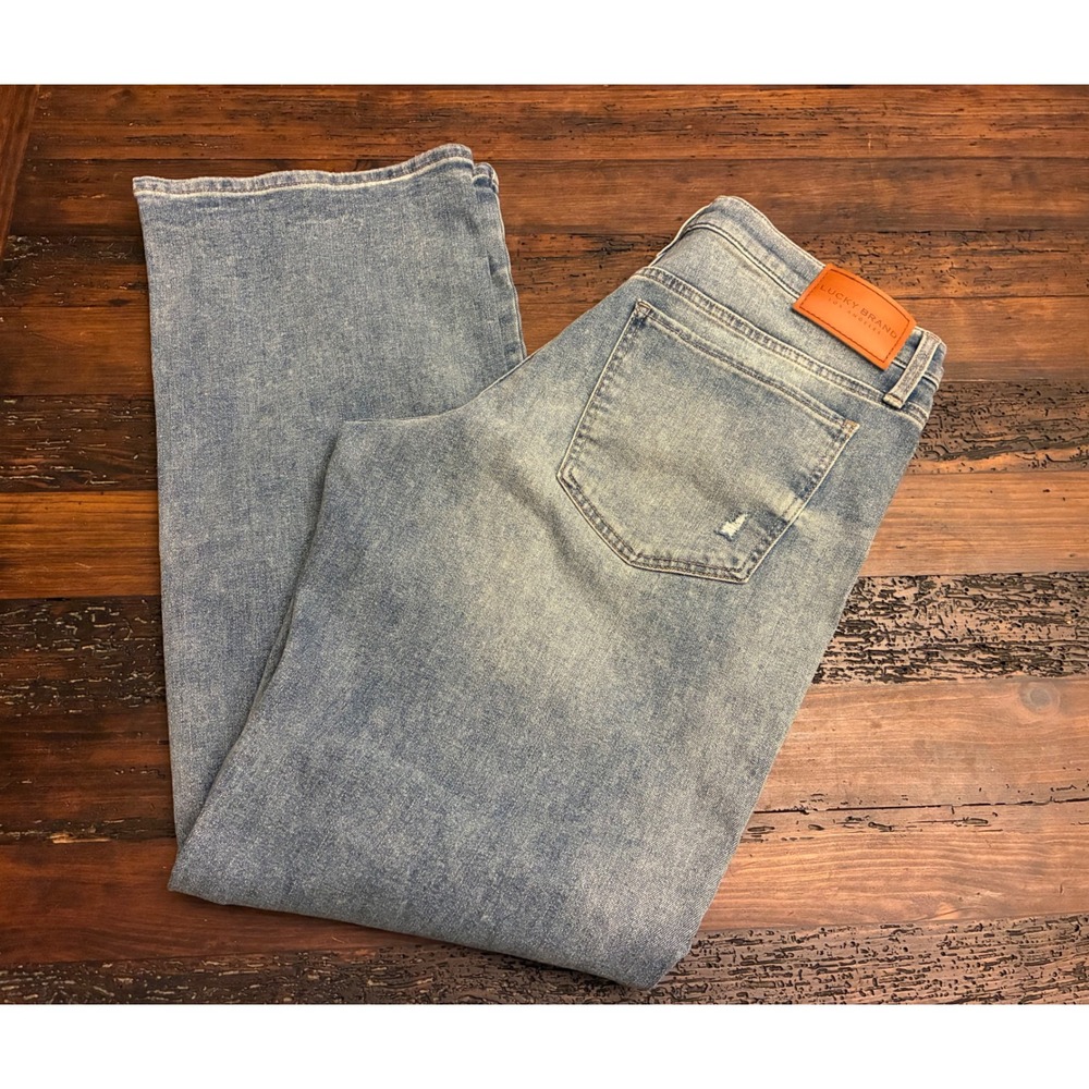 Lucky Brand Easy Rider Jeans Bootcut Mid Rise Women's Size 12 Casual Soft Denim - Picture 4 of 6
